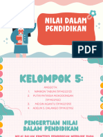 Nilai Dalam Pendidikan Kelompok 5 Profesi Keguruan