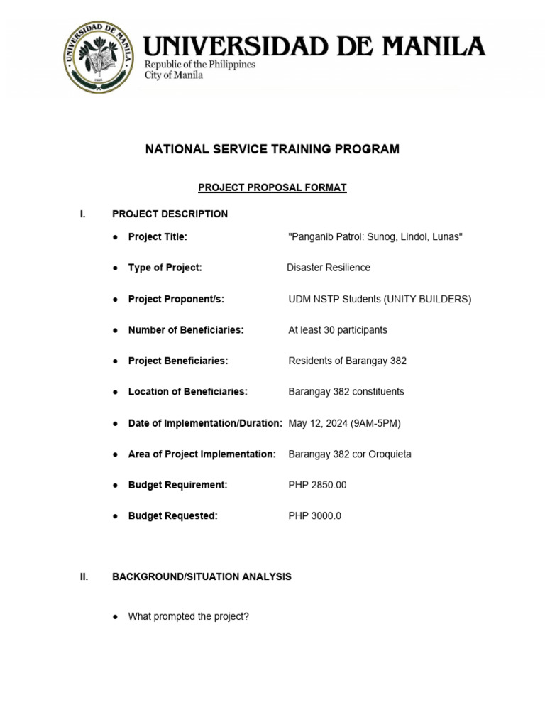 Panganib Patrol: Disaster Resilience Seminar | PDF | Emergency ...