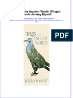 Download textbook Birds In The Ancient World Winged Words Jeremy Mynott ebook all chapter pdf 