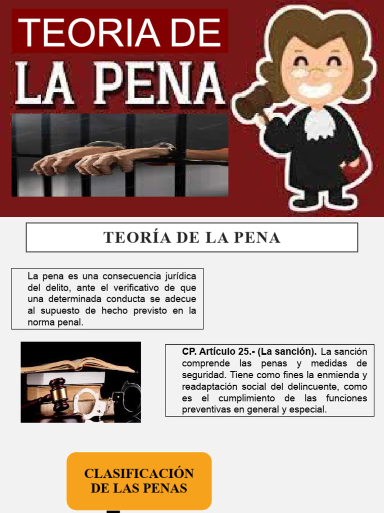 Tema 9 Teoria de La Pena | Descargar gratis PDF | Castigos | Multa (pena)