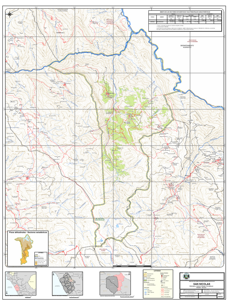 Planos y Áreas Agrícolas en Eleazar | PDF