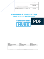 Procedimiento Descarga de Bulto en Subestación Centinela