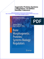 Textbook Bone Morphogenetic Proteins Systems Biology Regulators 1St Edition Slobodan Vukicevic Ebook All Chapter PDF