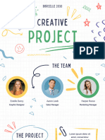 Colorful Doodle Creative Project Presentation