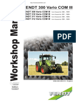 Fendt 300 Vario Workshop Manuals