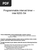 Programmable Interval Timer 8253 or 8254