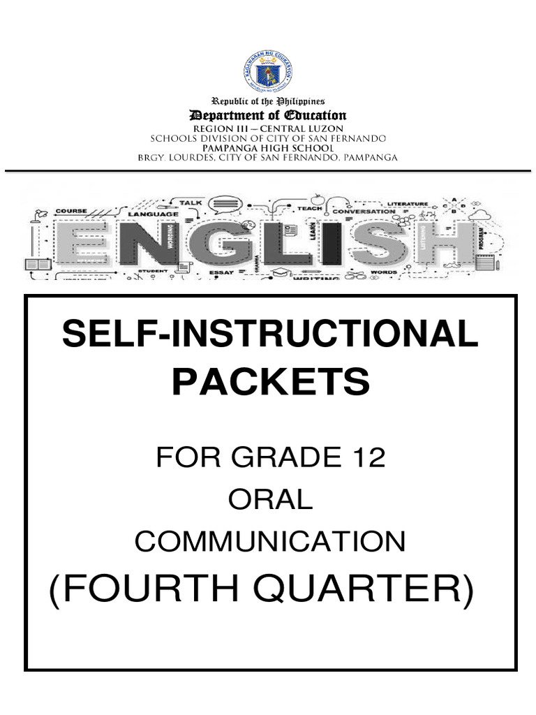 Grade 12 Oral Communication Strategies | PDF | Communication | Conversation