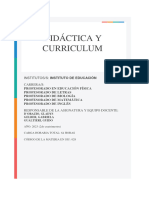 Programa Didactica y Curriculum 2023 - 2do Cuatrimestre