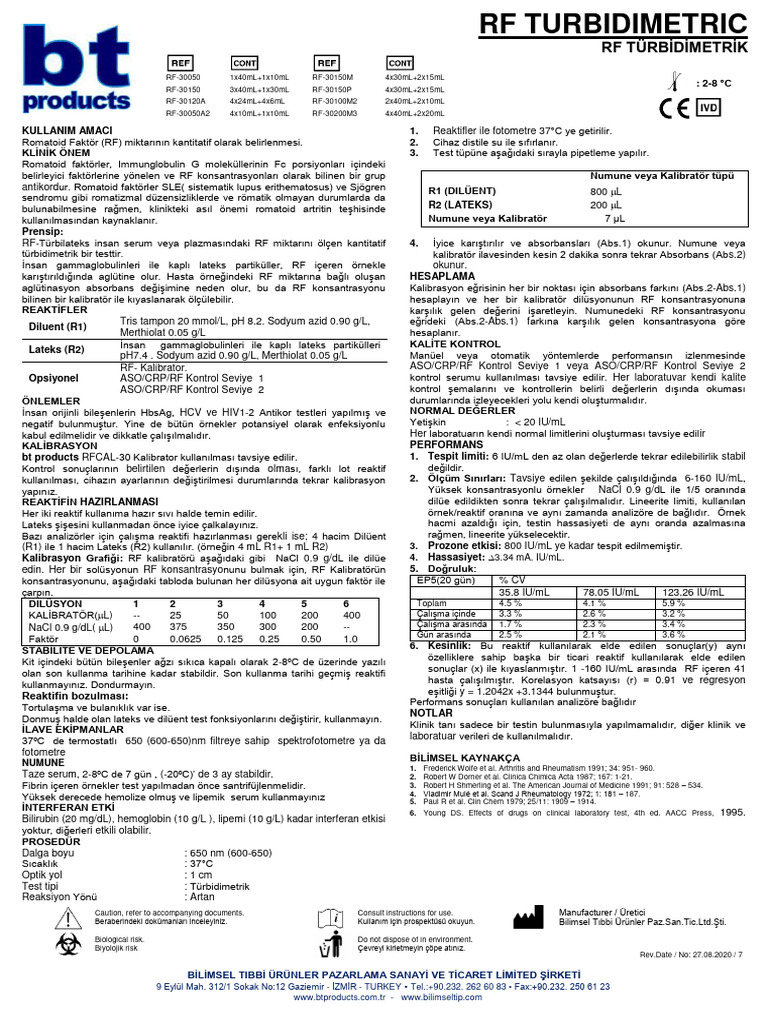 Inserto FR BT | PDF
