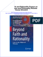 Full Chapter Beyond Faith and Rationality Essays On Logic Religion and Philosophy Ricardo Sousa Silvestre PDF