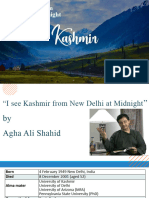 I see Kashmir from New Delhi at Midnight