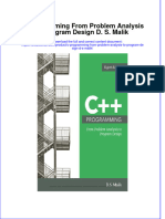 Textbook C Programming From Problem Analysis To Program Design D S Malik Ebook All Chapter PDF