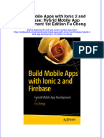 Download textbook Build Mobile Apps With Ionic 2 And Firebase Hybrid Mobile App Development 1St Edition Fu Cheng ebook all chapter pdf 