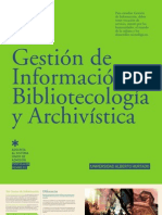 Gestion de Informacion, Bibliotecologia y Archivistica 2012 - Uah