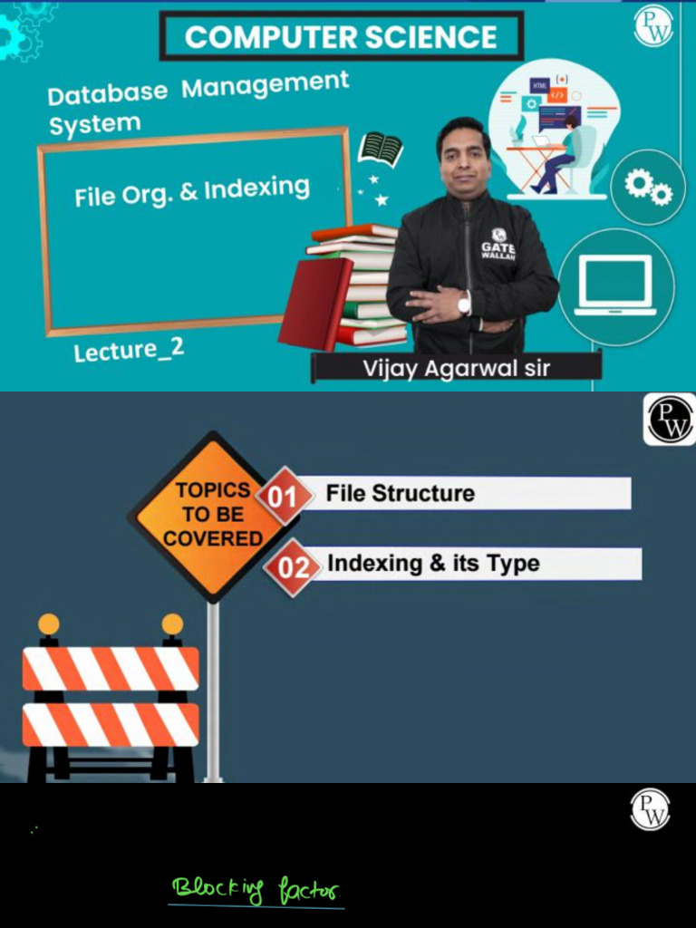 File Org & Indexing 02 - Class Notes | PDF