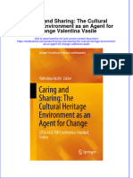 Download textbook Caring And Sharing The Cultural Heritage Environment As An Agent For Change Valentina Vasile ebook all chapter pdf 