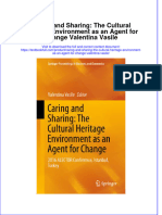 Textbook Caring and Sharing The Cultural Heritage Environment As An Agent For Change Valentina Vasile Ebook All Chapter PDF