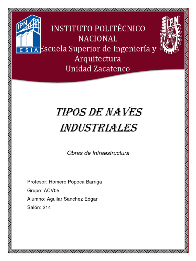 Tipos y Partes de Naves Industriales | PDF