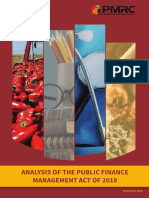 Analysis of The Public Finance Management Act of 2018