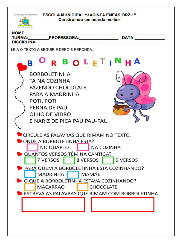 Leia o Texto A Seguir e Depois Reponda | PDF