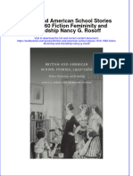 PDF British and American School Stories 1910 1960 Fiction Femininity and Friendship Nancy G Rosoff Ebook Full Chapter