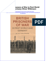 PDF British Prisoners of War in First World War Germany Oliver Wilkinson Ebook Full Chapter