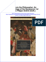 Download textbook Boccaccio The Philosopher An Epistemology Of The Decameron 1St Edition Filippo Andrei Auth ebook all chapter pdf 
