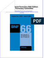 Full Chapter British National Formulary 66Th Edition Joint Formulary Committee PDF