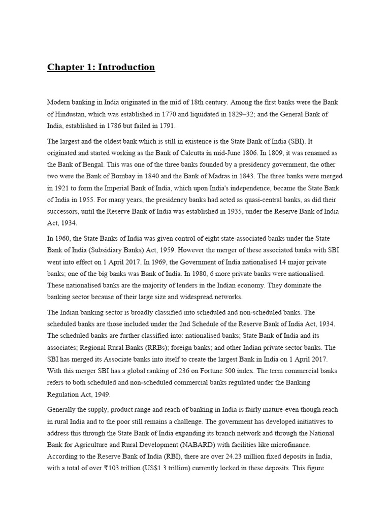 Nationalised banks pdf reserve bank of india banking