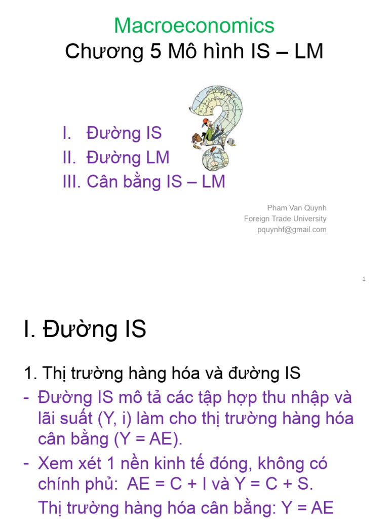 Macroc5 The Is Lm Model Pdf