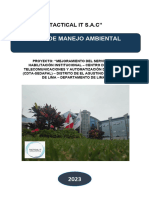 Plan de Manejo Ambiental Tactical - Final 2023