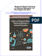Textbook Cases On Research Based Teaching Methods in Science Education 1St Edition Eugene de Silva Ebook All Chapter PDF