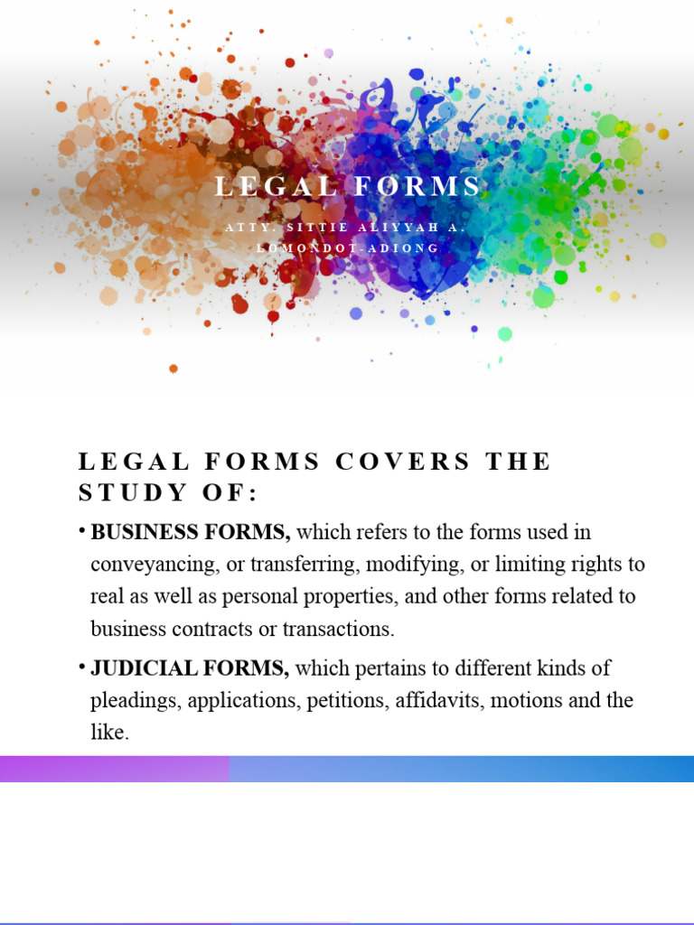 Essential Legal Forms Guide | PDF | Common Law | Justice