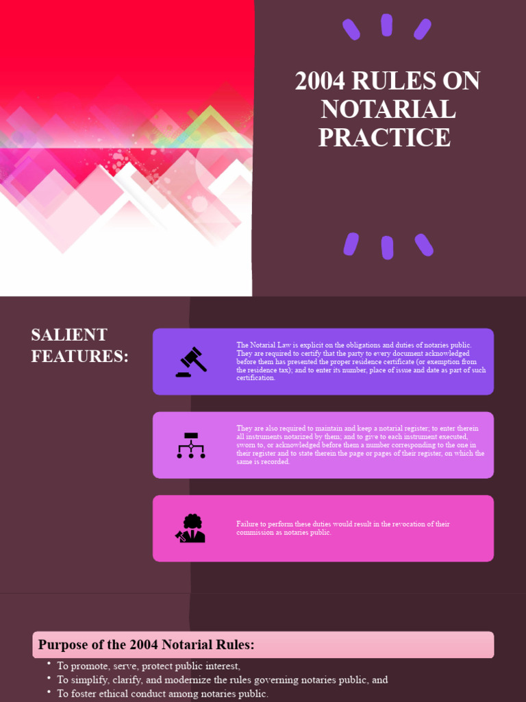 2004 rules on notarial practice pdf notary public common law