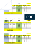 Cálculo de Horas Laborales Con Horas Extras