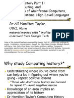 Computing History Part 1 Ancient and Mainframe Computing v18d