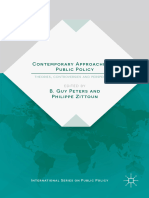 Contemporary Approaches To Public Policy: Theories Controversies AND Perspectives