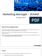 Marketing - SEA & ANZ - Assignment