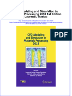 Textbook CFD Modeling and Simulation in Materials Processing 2018 1St Edition Laurentiu Nastac Ebook All Chapter PDF