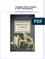 Download textbook Brought To Book Print In Ireland 1680 1784 Toby Barnard ebook all chapter pdf 
