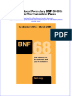 Textbook British National Formulary BNF 68 68Th Edition Pharmaceutical Press Ebook All Chapter PDF