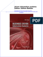 Download pdf Business Driven Information Systems Fifth Edition Edition Baltzan ebook full chapter 