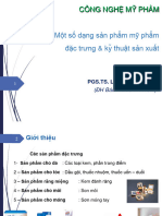 CN My Pham-DHBK-2018-Chuong 4a- Sản Phẩm MP Đặc Trưng