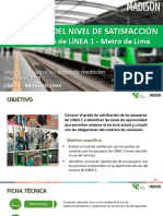 Segunda Encuesta de Satisfacción 2023-II - Tren Urbano de Lima S.a.