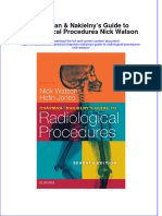 Download textbook Chapman Nakielnys Guide To Radiological Procedures Nick Watson ebook all chapter pdf 