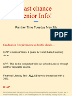 Senior Info PT Time May 7th