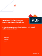 ECSWI2610 Web Based Online Proctored Exams Candidate Guidelines Ver30
