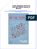 Download pdf By The People Debating American Government 4Th Edition James A Morone ebook full chapter 