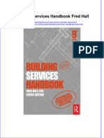 Textbook Building Services Handbook Fred Hall Ebook All Chapter PDF