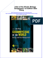 Download textbook Cerambycidae Of The World Biology And Pest Management 1St Edition Qiao Wang ebook all chapter pdf 